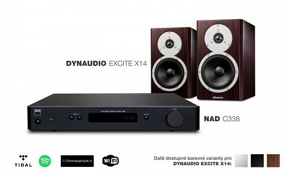 NAD C338 + Dynaudio Excite X14