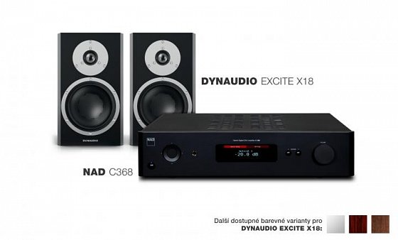 NAD C368 + Dynaudio Excite X18
